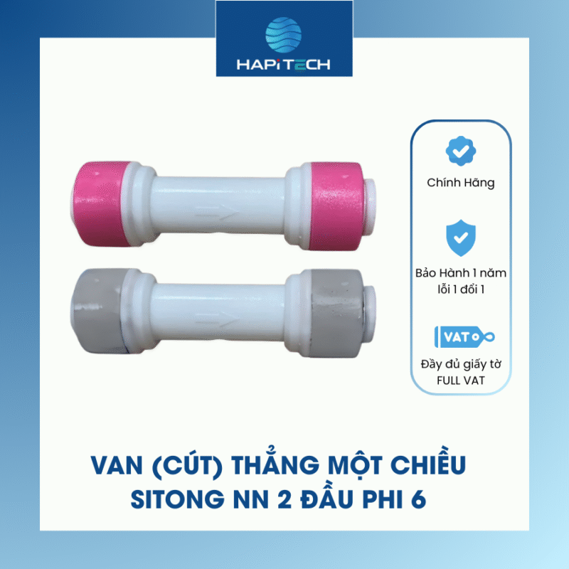 Van một chiều thẳng nối nhanh hai đầu dây 6