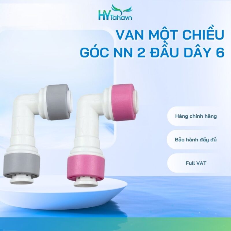 Van một chiều góc nối nhanh hai đầu dây 6