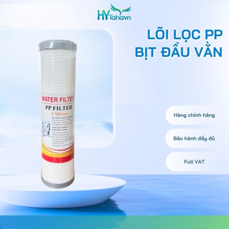 Lõi lọc PP 10" bịt đầu xám vằn